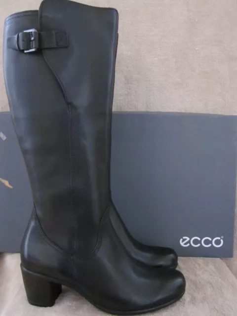 Antagelser, antagelser. Gætte Siden turnering ECCO TOUCH 55 Black High Cut Zip Leather Boots Shoes US 9 - 9.5 M EUR 40  NWB $189.99 - PicClick