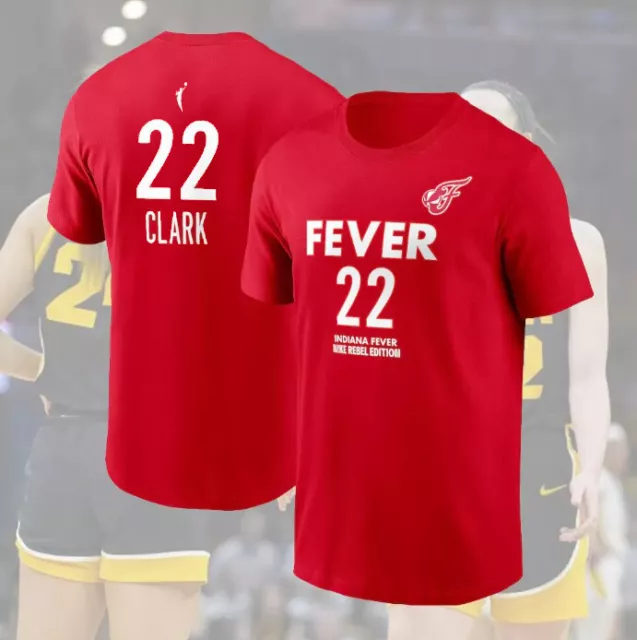 CAITLIN CLARK #22 Indiana Fever 2024 Player Name & Number T-Shirt $14. ...