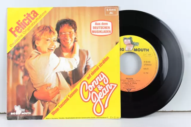 Conny & Jean - Felicita (Al Bano & Romina Power) - Big Mouth 1982 - 7" Vinyl