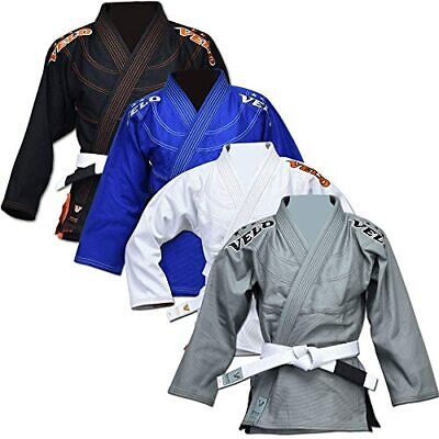Velo Jiu Jitsu Gi Patch Bjj Brasiliano per uomo kimono MMA uniforme PRESHRUNK