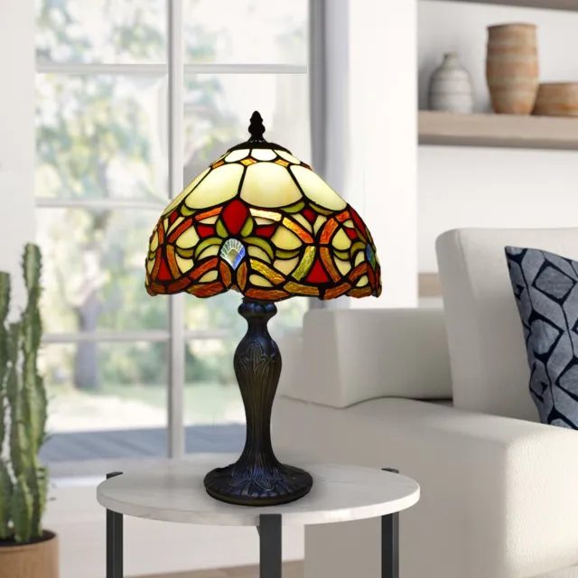Tiffany Dragonfly Style 10 inch Table Lamp Beautiful Handcrafted Design Shade