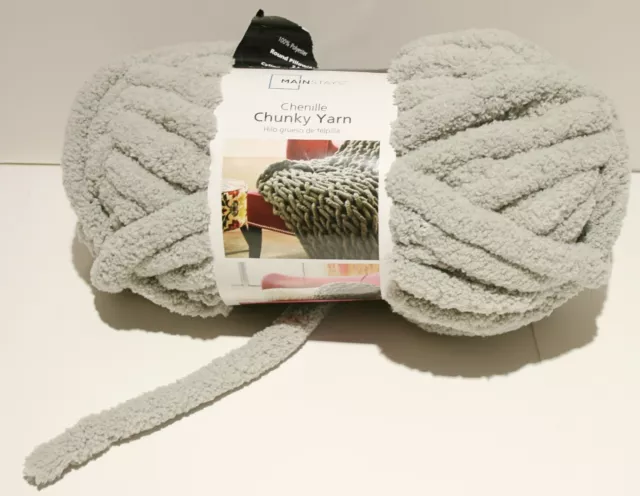 MAINSTAYS CHENILLE CHUNKY Yarn 31.7 yards Corsair Blue $6.99 - PicClick