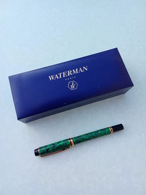 Stylo Plume Waterman Expert 1ère Génération - Vert, Pointe Fine, Occasion De Collection