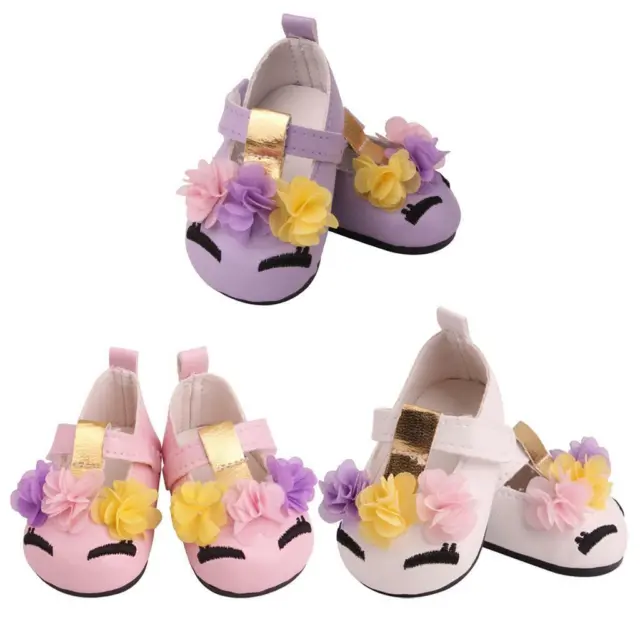 Adorable Fairy Princess Floral Shoes Abiti Casual per Bambola Americana Da 18