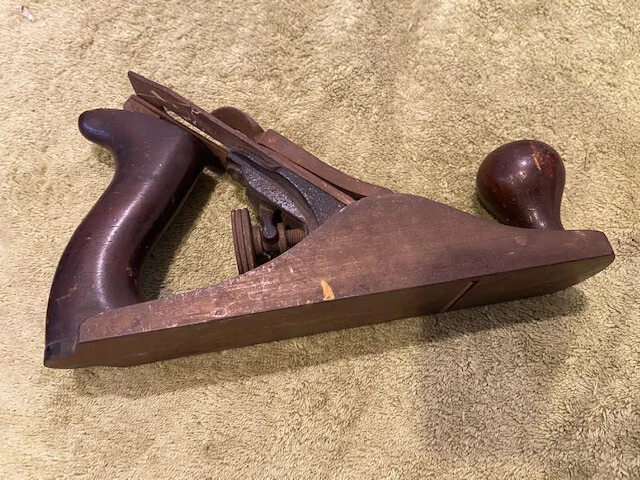 VINTAGE STANLEY BAILEY NO. 3 WOODWORKING WOOD PLANE Smooth bottom