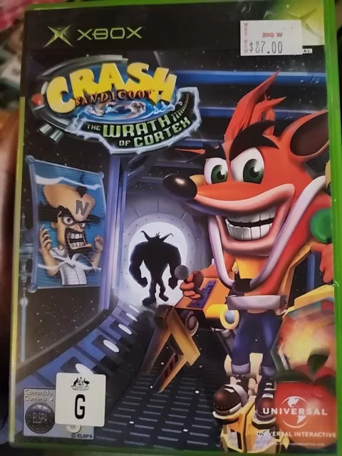 Crash Bandicoot The Wrath of Cortex Xbox Original