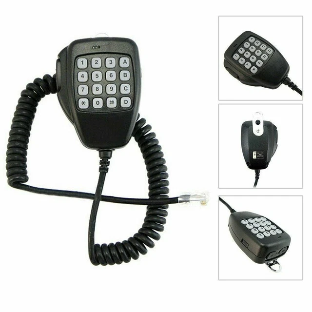 Microphone DTMF 8pin Télécommandé Avec Éclairage Pour ICOM IC-V8000 IC-2100 IC-2200H IC-208H Et Autres - HM-118TN