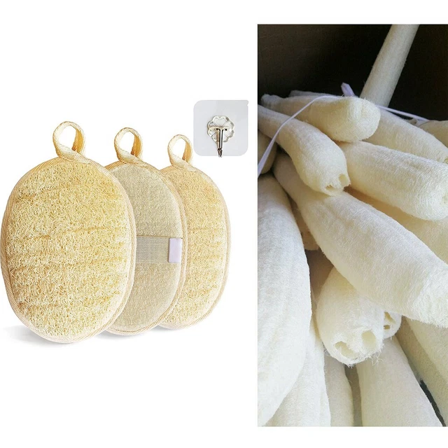 Spugna esfoliante Loofah morbida e delicata per un'efficace esfoliazione bagno