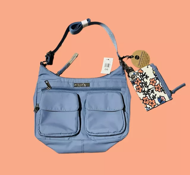 Samantha Brown To-Go Double Pocket Hobo - Chambray - NEW! - Beautiful  Colors