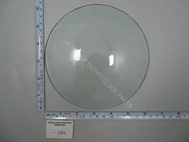 Thick Convex Glass With Beveled Edge Approx. 6 1/16″ Or 15,4 Cm Wide 4 Mm Thick