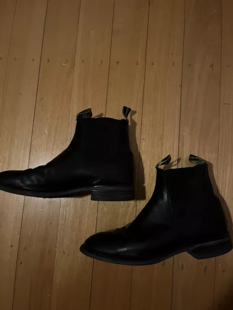 R.M.Williams - Men's Craftsman Boot, Black, (Size 10.5)