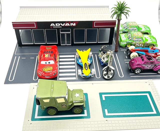 DISNEY PIXAR CARS Sarge Jeep Truck Military Green Diecast Vehicle