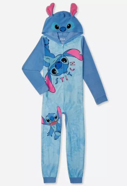  Disney Lilo And Stitch Adult Unisex Stitch Costume Sherpa  Fleece One Piece Pajama Union Suit : Clothing, Shoes & Jewelry