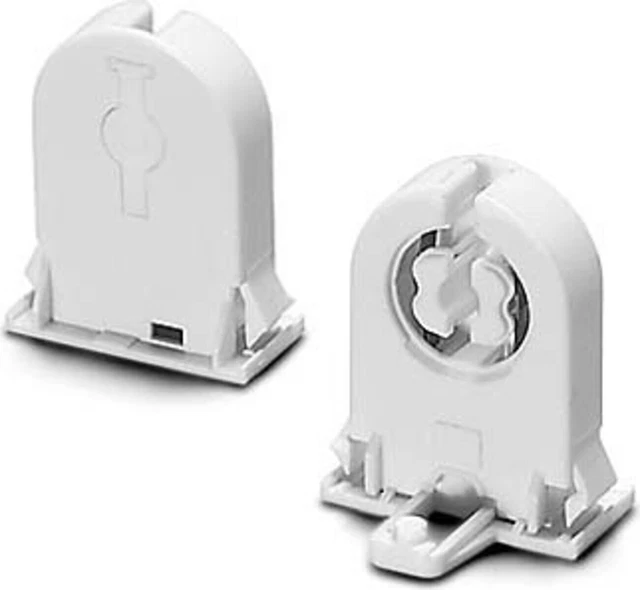 Montaggio Houben G13 109330 bianco portalampada attacco plastica