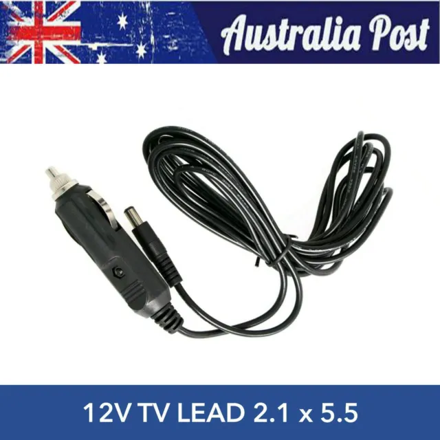 12V 24V Car Cigarette Lighter Power Charger Cord Adapter Cable DC Plug 2.1mm Dia