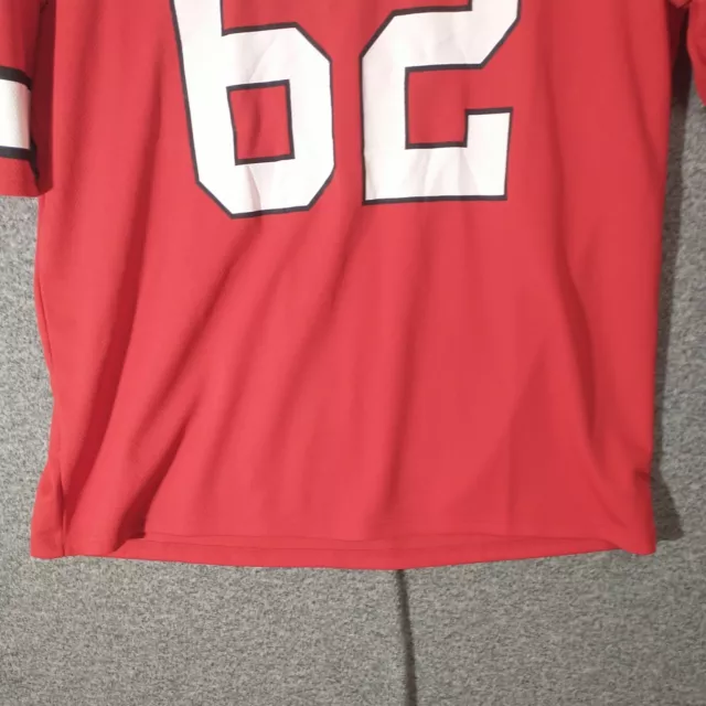 Bacardi #62 Football Jersey Shirt Womens 2XL Red 3