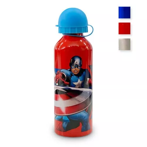 Marvel Gourde rouge pour enfants en aluminium Spiderman Homme Araignée 530  ml avec bec et bouchon de sécurité : : Fournitures de bureau