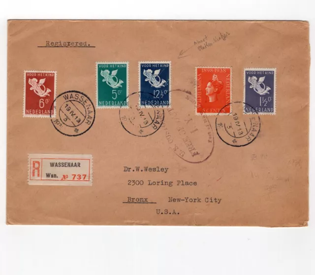 Netherlands 1946-66 Suriname Antilles 17 Registered Covers USA