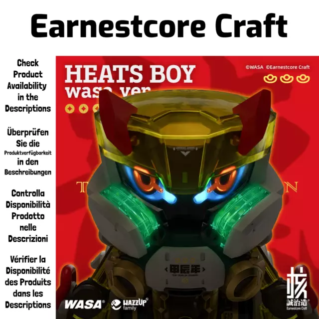 ⬛🟨Earnestcore Craft NEW PRE ORDER HEATS BOY WASA Action Figures ⭐⭐⭐⭐⭐