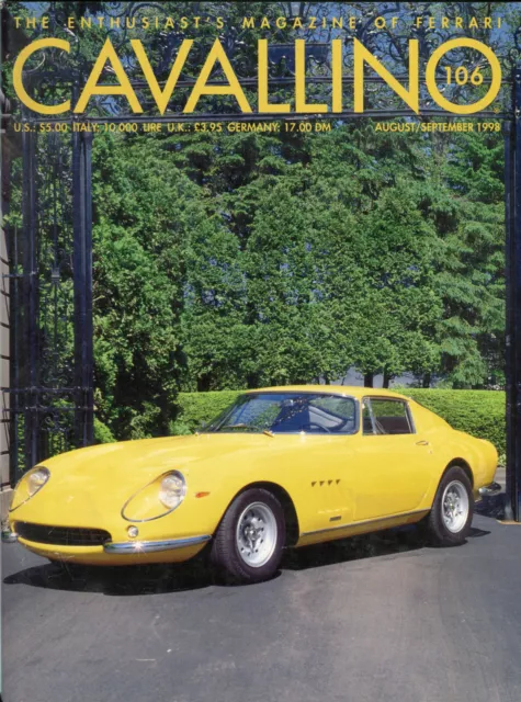 Cavallino Ferrari magazine no.106 F333SP 275GTB 250 Europa GT