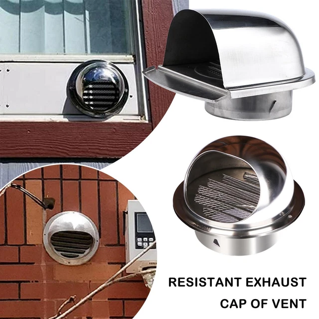 STAINLESS STEEL WALL Air Vent Ducting Ventilation Exhaust Grille Cover
