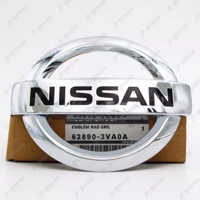 OEM Genuine NISSAN 14-2019 VERSA NOTE Front Radiator Grille Chrome Emblem Badge