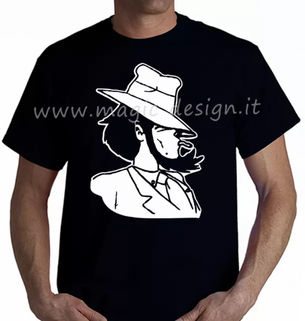 T-Shirt Gighen Cartoon Anni 80 Tshirt Lupin Iii Maglietta Fino Alla 5Xl