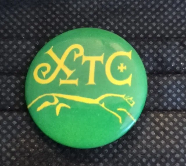 vintage XTC Pinback Button badge PIN BAND english settlement