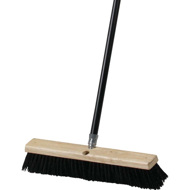 Do it Best 18 In. W. x 60 In. L. Metal Handle All-Purpose Push Broom 89500 SIM