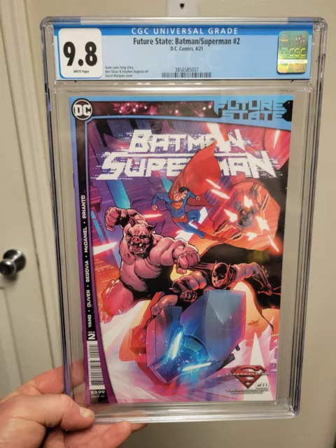 Future State: Batman Superman #2 CGC 9.8 (2021) 1st Print-DC Comics