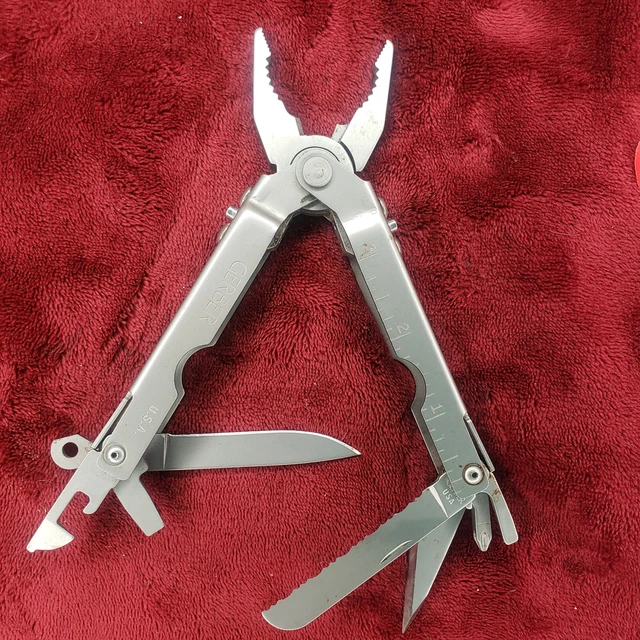 VINTAGE GERBER MULTI Tool Blunt nose MP600 multiplier Patent 41.95