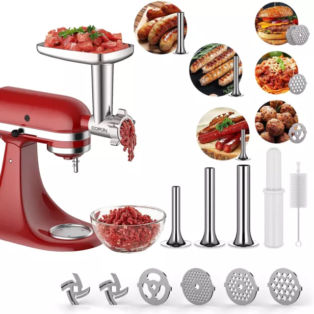 Kitchen Food Meat Grinder Sausage Stuffer Attachment For KitchenAid Stand Mixer