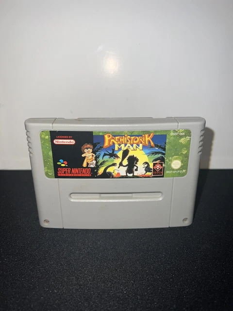 PREHISTORIK MAN Super Nintendo Snes PAL FAH Cartouche Seule