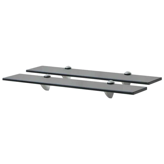 Mensole Galleggianti 2 pz in Vetro 60x10  8 mm R3N6