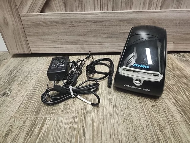 Dymo LabelWriter 450 Label Printer Thermal Barcode 1750110 All Cords