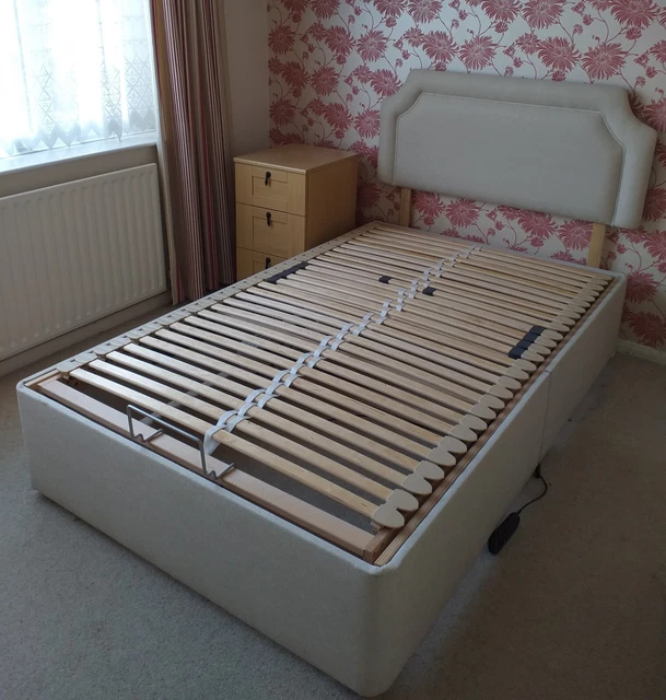 HSL 4FT SMALL double electric adjustable bed + Headboard (matress not