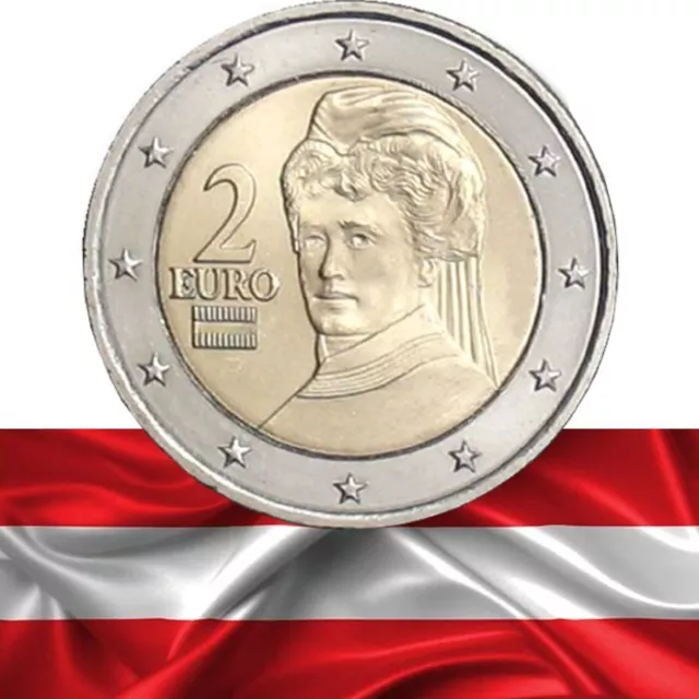2 Euro Austria: 2003 -2004 - 2005 2006 - 2008 - 2021 - 2022 - 2023
