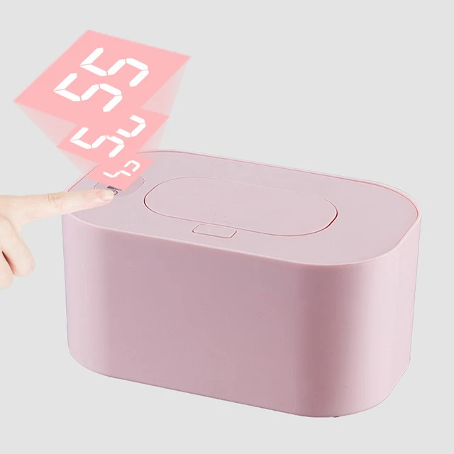Infant USB Dispenser Car Top Heating Wet Tissue Portable Baby Wipe Warmer Holder