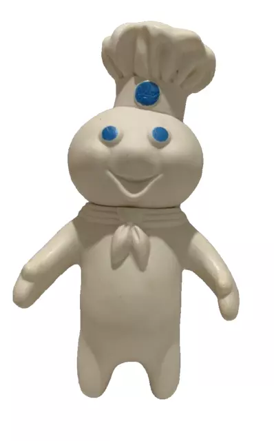 Pillsbury Doughboy 1971 Toy Vinyl 7" Swivel Head Poppin Fresh Vintage