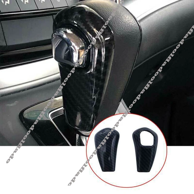 For Honda CR-V CRV 2012-2016 Carbon Fiber ABS Gear Shift Knob Shifter Lever Trim