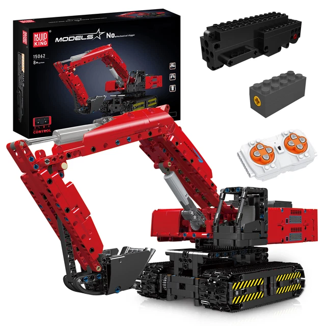 Mould King 17084 Baggerlader Bausatz - 910+ Teile Technik-Modell Für Erwachsene Ab 14 Jahren