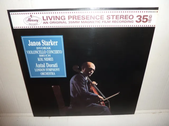 JANOS STARKER - Dvorak Violoncello Concerto . Bruch Kol Nidrei . LP . 2005 . EX