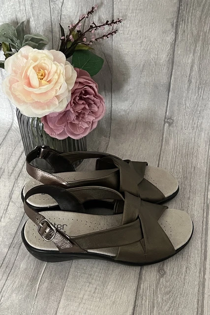 Flare Leather Strappy Flatform Sandals | Hotter | M&S