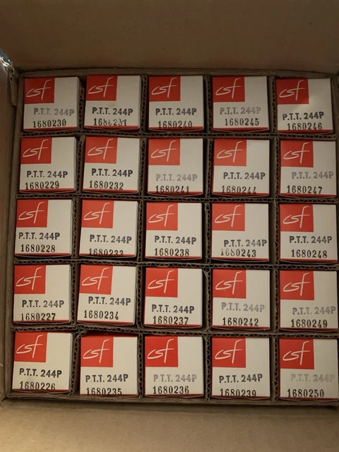 Lot De 2 Tubes électroniques CSF PTT1 NOS – Fabrication Française, Appairés