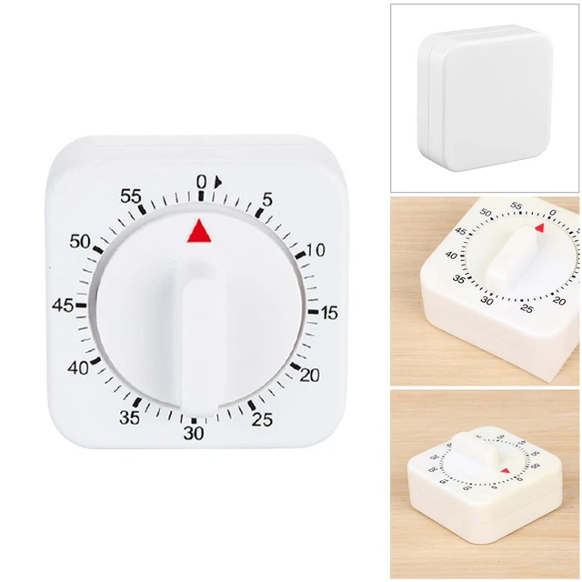 Temporizador de cocina reloj de cocina con metales 2.36 X 2.36 X 1.38 pulgadas 3 segundos