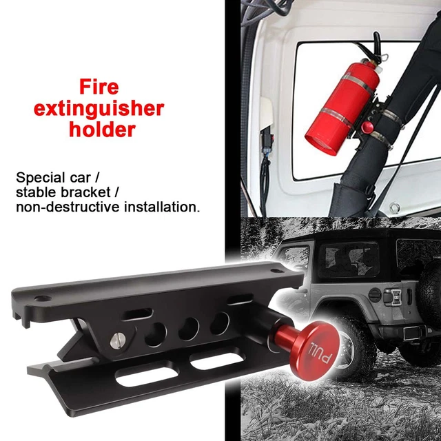 FIRE EXTINGUISHER BILLET Bracket for Jeep Wrangler JL 2018/JK TJ 1997