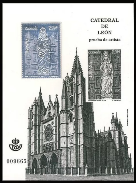 Spagna Spain Prova di Lusso 110 2012 Cattedrale Di Leone