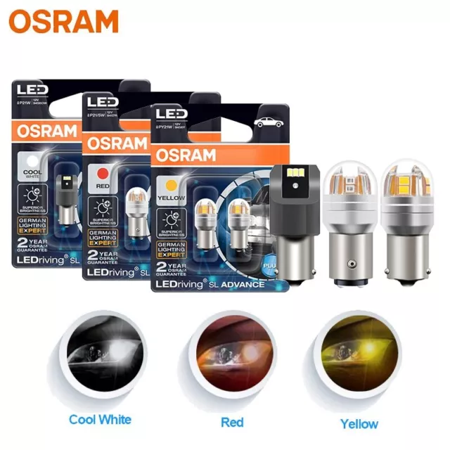 OSRAM LED P21W PY21W P21/5W Signal Light LEDriving SL Advance S25 1156 1157,Pair