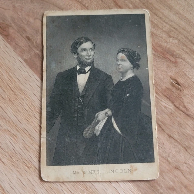 Carte Collection Abraham Lincoln Mary Todd Lincoln - Édition Souvenir Numérotée /25