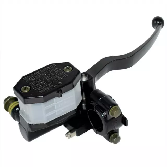 7/8" Motorcycle Front Right Brake Clutch Levers Master Cylinder Reservoir Lever